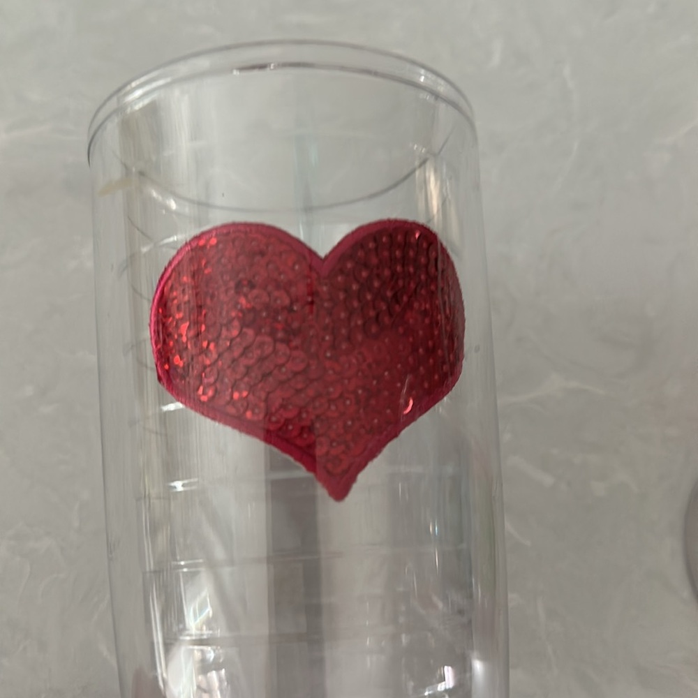 Lot 4 Tervis Colorful Tumblers 1 Lid Monkey, Heart,Peace & Butterfly 16oz & 10oz - Picture 2 of 10